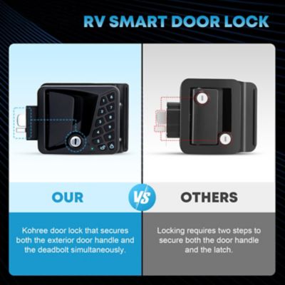 Image showing 4 th Uriah Products RV Smart Door lock 3-in-1