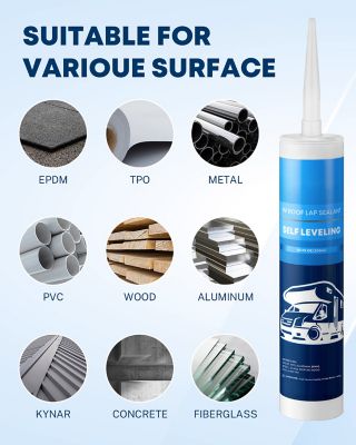Image showing 5 th Uriah Products RV Roof Sealant Self-Leveling 1 pc.