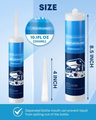 Image showing 7 th Uriah Products RV Roof Sealant Self-Leveling 1 pc.