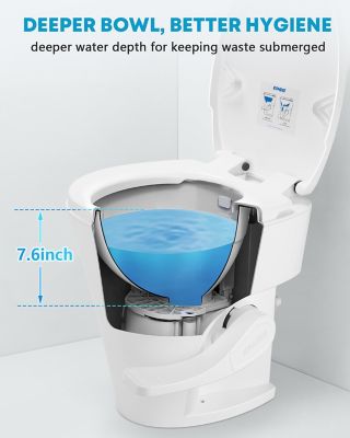 Image showing  RV Toilet with Gravity Flush