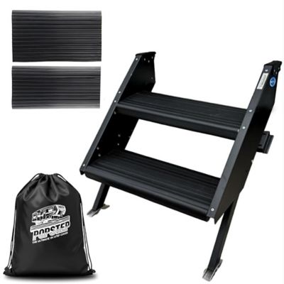 Pop Step RV Step Covers for 2-step MorRyde StepAbove, 19.5 in. Wide, MR19.5-2