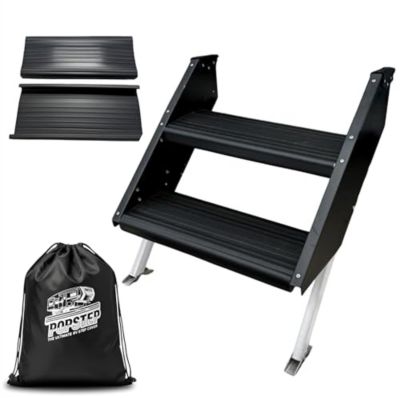 Pop Step RV Step Covers for 2-step Lippert Solid Steps, 24 in. Wide, LC24-2