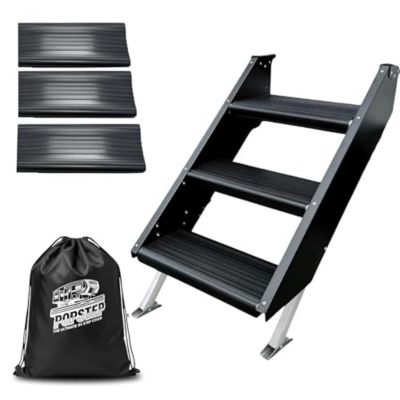 Pop Step RV Step Covers for 3-step Lippert Solid Steps, 20 in. Wide, LC20-3