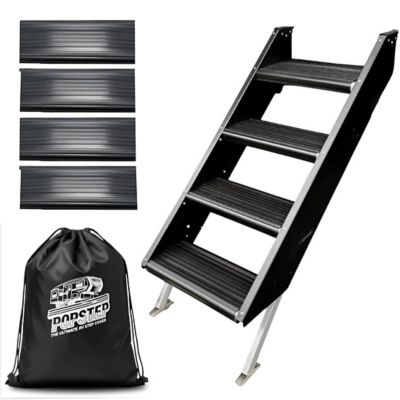 Pop Step RV Step Covers for 4-step Lippert Solid Steps, 20 in. Wide, LC20-4