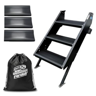 Pop Step RV Step Covers for 3-step MorRyde StepAbove, 19.5 in. Wide, MR19.5-3