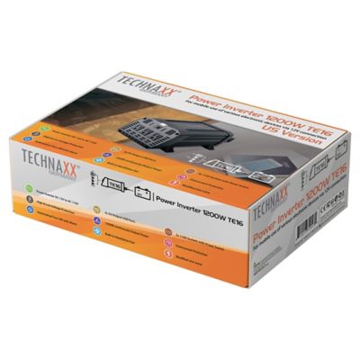 Image showing 1 th Technaxx 3-AC Outlet and 2-USB Port TE16 Vehicle Power Inverter