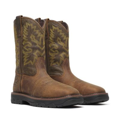 Thorogood Square Toe 11 in. Wellington Waterproof Buffalo Ridge Nano Toe