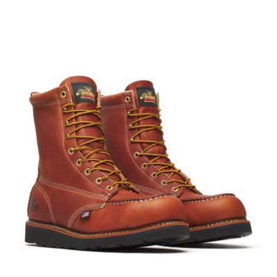 Thorogood American Heritage Tobacco Moc Toe 8 in. Safety Toe