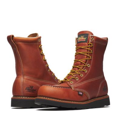 Image showing 3 th Thorogood American Heritage Tobacco Moc Toe 8 in. Safety Toe