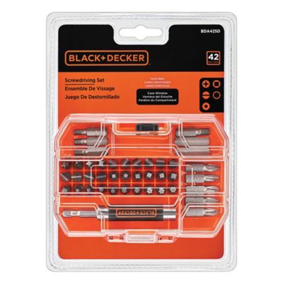Image showing 1 th Black & Decker 42 pc. Screwdriver Bit Set