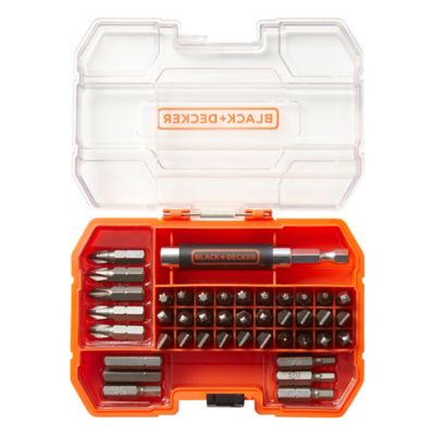 Image showing 2 th Black & Decker 42 pc. Screwdriver Bit Set