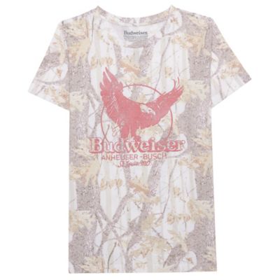 Anheuser-Busch Women's Budweiser Eagle Camo Tee