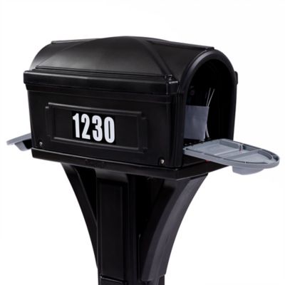 Image showing  Classic Mailbox, Black/Black