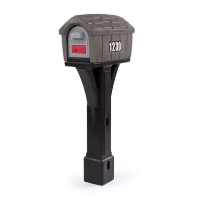Simplay3 Classic Home Mailbox (Gray Stone/ Black)