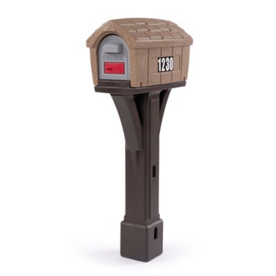 Simplay3 Classic Home Mailbox, Washed Stone/Espresso