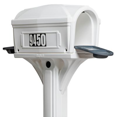 Image showing  Dig Free Easy Up Classic Mailbox, White/White