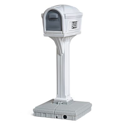 Image showing  Dig Free Easy Up Classic Mailbox, White/White