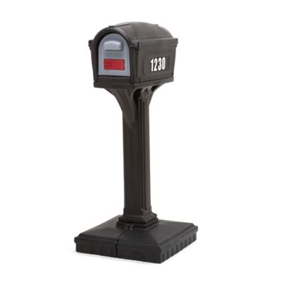 Simplay3 Dig Free Easy Up Classic Mailbox, Black/Black
