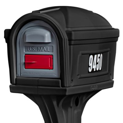 Image showing  Dig Free Easy Up Classic Mailbox, Black/Black