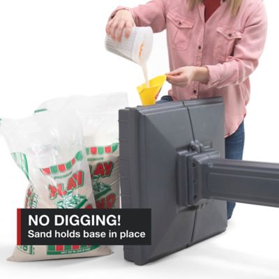 Image showing 5 th Simplay3 Dig Free Easy Up Classic Mailbox, Steel Gray/Charcoal