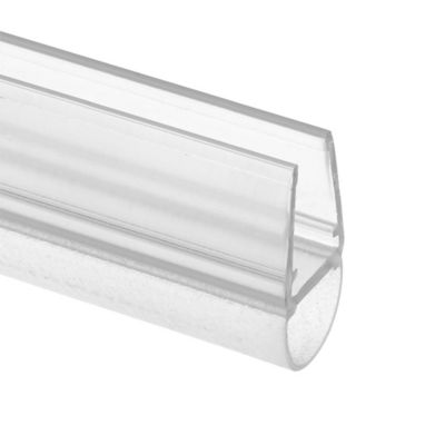 Prime-Line 1/4 in. Glass Shower Door Bulb Vertical Side Seal, Clear, 78 in., Fits Frameless Door, 1 pk.