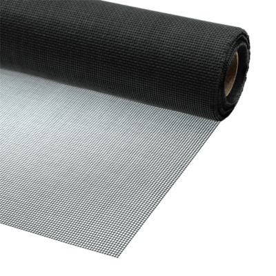 Prime-Line Screen Mesh Roll for Window and Door Fiberglass Standard Duty 72 in. x 25 ft., Black, 1 Roll