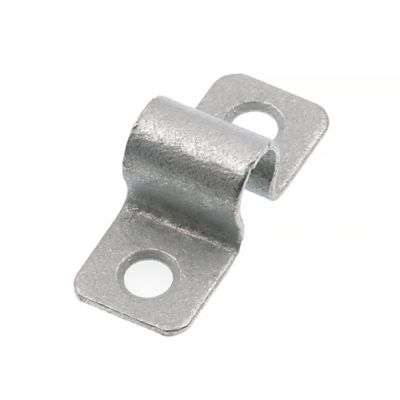 Image showing  Door and Gate, Slide Barrel Bolt Latch 4 in. with Screws, Galvanized with Brass Bolt and Knob, Single Pack