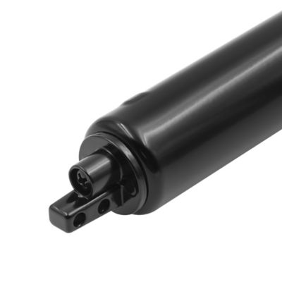 Image showing  Storm and Screen Door Closer Standard Duty Push-Hold Button with Jamb Bracket Set, Black, 1 pk.