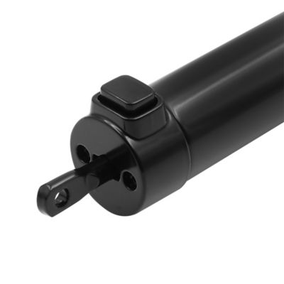 Image showing  Storm and Screen Door Closer Standard Duty Push-Hold Button with Jamb Bracket Set, Black, 1 pk.