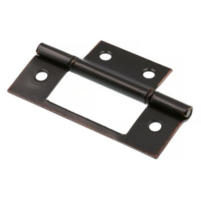Image showing 3 th Prime-Line Bi-fold Door Non-Mortise Hinge, Bronze, 1 pk.
