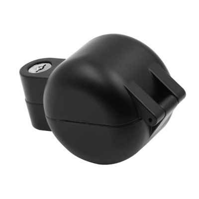 Image showing  Knob, Lock-out Keyed Device, Diecast Metal, Matte Black Finish, Single Pack