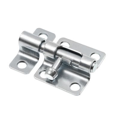 Prime-Line Door and Gate, Slide Barrel Bolt Latch 2 in. with Screws, Stainless Steel, Single Pack