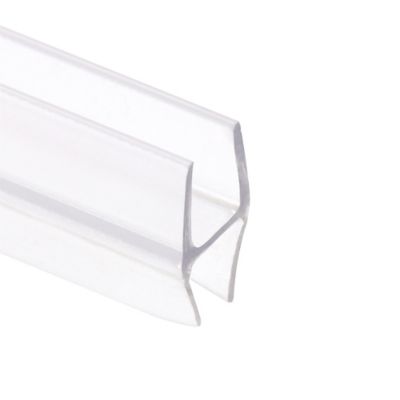 Prime-Line 1/4 in. Glass Shower Door H Bottom Seal or Vertical Side Seal, Clear, 78 in., Fits Frameless Door, 1 pk.