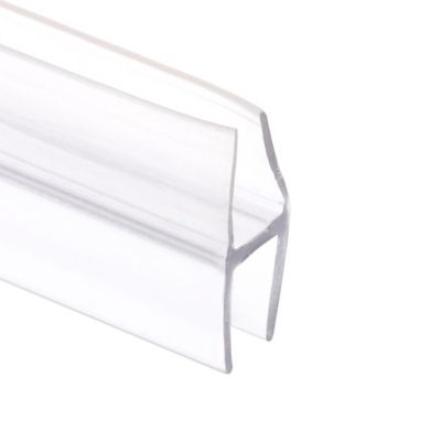 Image showing  1/4 in. Glass Shower Door H Bottom Seal or Vertical Side Seal, Clear, 78 in., Fits Frameless Door, 1 pk.