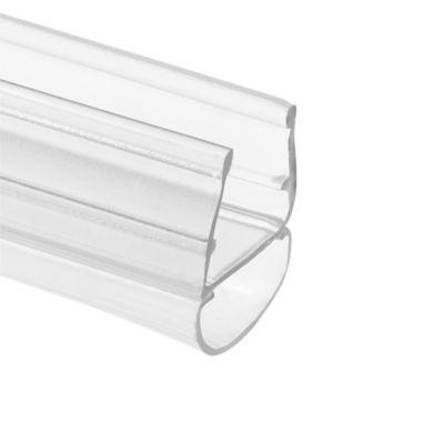 Prime-Line 1/2 in. Glass Shower Door Bulb Vertical Side Seal, Clear, 78 in., Fits Frameless Door, 1 pk.
