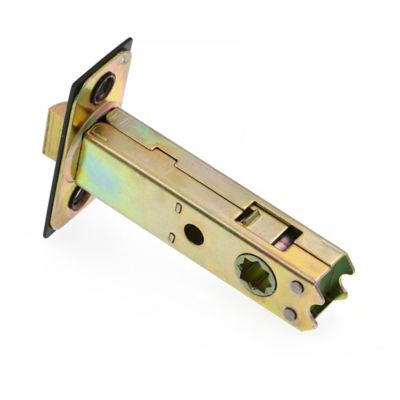 Image showing 6 th Prime-Line Passage Door Latch Set, Glass Knob with Latch Bolt Matte Black Finish, Vintage, 1 pk.