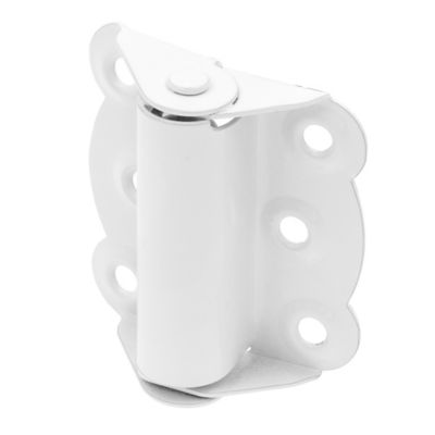 Image showing  Storm and Screen Door 2-Self Closing and 1-Adjustable Hinge Set 2-3/4 in. with Screws, White, 3 pk.