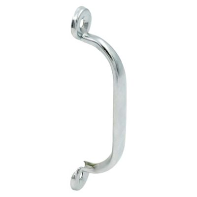 Prime-Line Storm and Screen Door Handle 4-3/4 in. (4 in. Hole Center) with Screws, Zinc Plated, 1 pk.