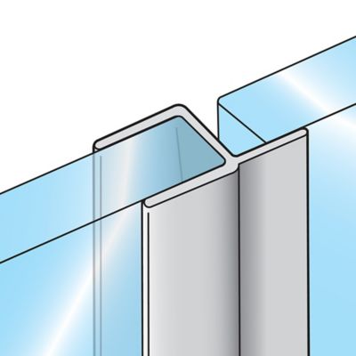 Image showing 5 th Prime-Line 1/2 in. Glass Shower Door Y Vertical Side Seal, 78 in., Fits Frameless Door, 1 pk.