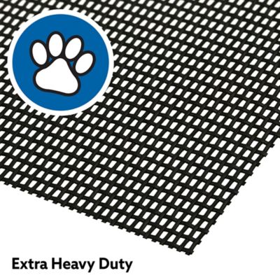 Image showing  Screen Mesh Roll for Window and Door Fiberglass Extra Heavy Duty Pet Resistant 48 x 84in. Black, 1 Roll