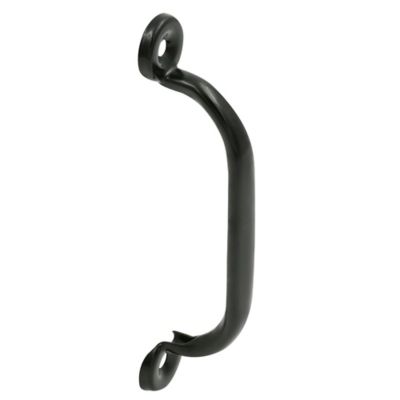 Prime-Line Storm and Screen Door Handle 4-3/4 in. (4 in. Hole Center) with Screws, Black, 1 pk.