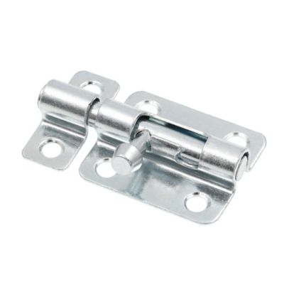 Prime-Line Door and Gate, Slide Barrel Bolt Latch 2-1/2 in. with Screws, Zinc Plated, Rust Resistant, Single Pack