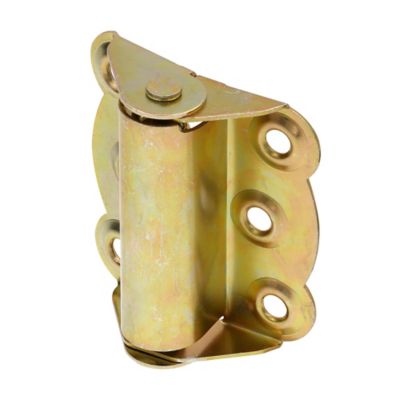 Image showing  Storm and Screen Door Self Closing Hinge Set 2-3/4 in. with Screws, Brass Plated, 2 pk.