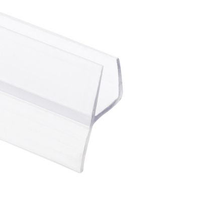 Prime-Line Frameless Shower Door Bottom Seal for 1/2 in. Thick Glass Doors, Single Flap, 36 in., Clear Vinyl, 1 pk.