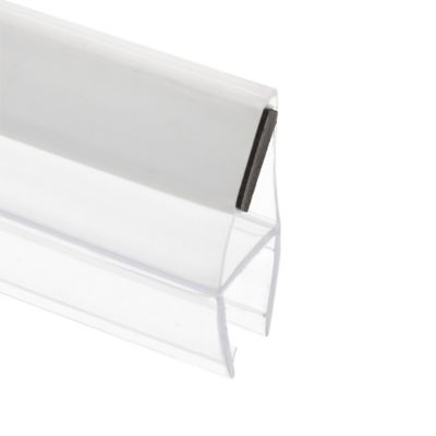 Prime-Line 3/8 in. Glass Shower Door 90 or 180 Degree Magnetic Vertical Side Set, Clear, 78 in., Fits Frameless Door, 2 pc.