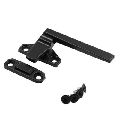Prime-Line Casement Locking Handle, Right Hand, Off-Set Base, Matte Black, 1 pk.