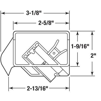 Image showing  Screen Trimming Tool with Blade, White Plastic for 5/16 in. Frame, 1 pk.