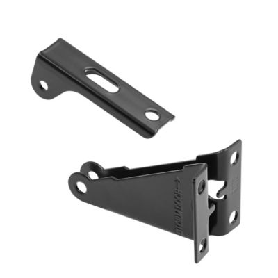 Image showing  Storm and Screen Door Closer Jamb Bracket Repair Kit, Black, 1 pk.