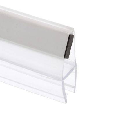 Prime-Line 1/4 in. Glass Shower Door 90 or 180 Degree Magnetic Vertical Side Set, Clear, 78 in., Fits Frameless Door, 2 pc.