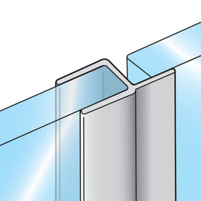 Image showing 5 th Prime-Line 3/8 in. Glass Shower Door Y Vertical Side Seal, 78 in., Fits Frameless Door, 1 pk.